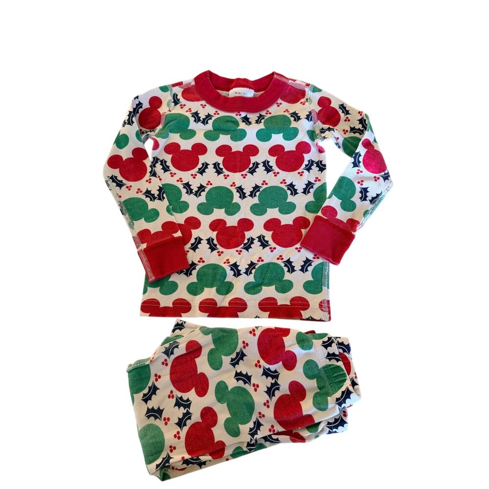 Hanna Andersson Disney Mickey Mouse Organic Cotton Long John Pajamas 90